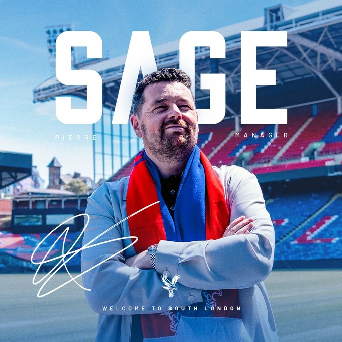 Crystal Palace confirms the appointment of Pierre Sage as new coach