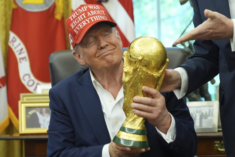 FIFA rewrites protocol to allow Donald Trump lift World Cup trophy with champions