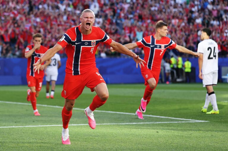 Erling Haaland smashes Norway’s World Cup scoring record 43 minutes into debut