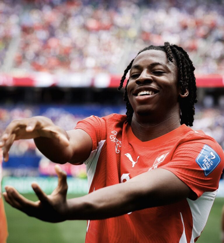 Johan Manzambi enters Switzerland World Cup record books with brilliant volley