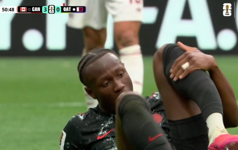 Tragedy mars triumph as Ismael Koné suffers severe injury as Qatar’s Madibo is sees red