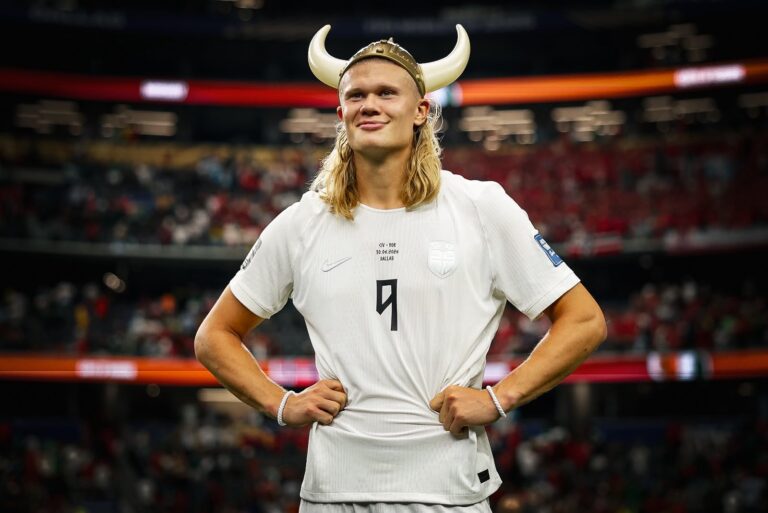 Erling Haaland matches Norway’s all-time single tournament scoring mark