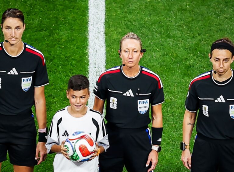 Tori Penso leads a historic all-female officiating team at Men’s World Cup in Czechia vs. South Africa
