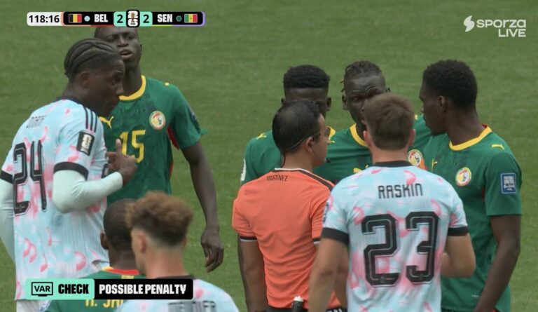 Belgium awarded a controversial 120th-minute penalty vs. Senegal