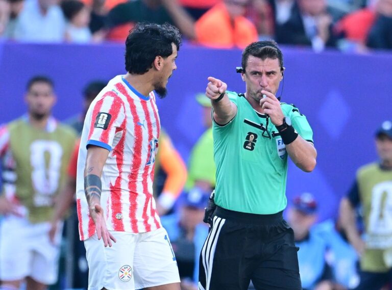 How Ilgiz Tantashev's lenient officiating almost cost France vs Paraguay