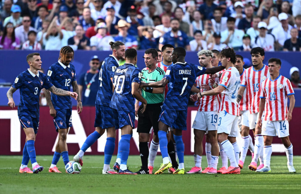 How Ilgiz Tantashev's lenient officiating almost cost France vs Paraguay