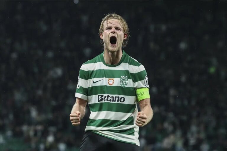 Atlético Madrid agree €40m deal for Sporting captain Morten Hjulmand