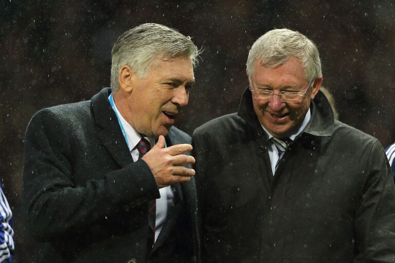 Defiant Carlo Ancelotti names SAF as the only one who can advise him