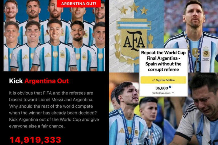 Petitions go round as Argentina seeks final replay while rivals push for disqualification