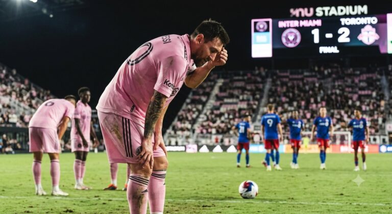 Lionel Messi milestone counts for little as Inter Miami crisis deepens in Toronto defeat