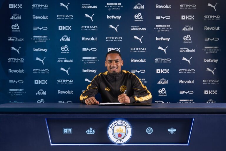 Manchester City complete £34.2m signing of Palmeiras star Allan Elias
