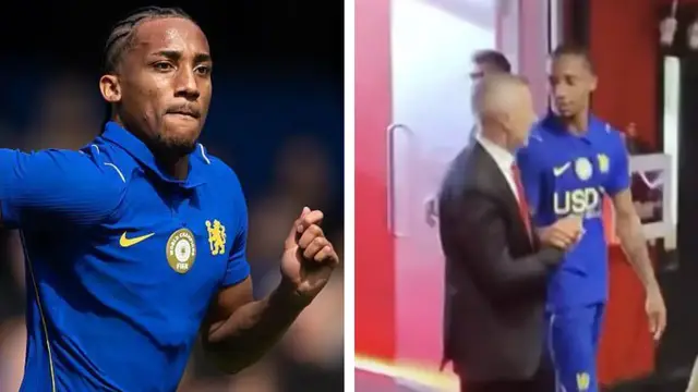 Arsenal’s Andrea Berta’s post-match João Pedro chat gets fans talking