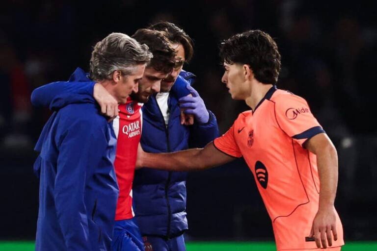 Khvicha Kvaratskhelia’s ACL injury compounds PSG’s injury woes in Barcelona win