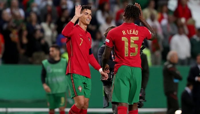 Portugal passes Ronaldo’s No.7 shirt to Rafael Leao – UEFA confirms